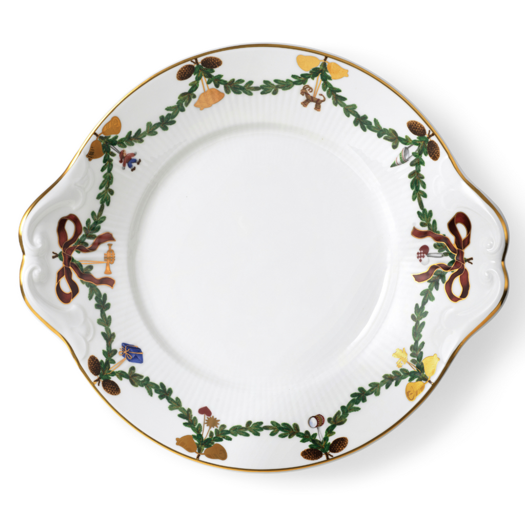 Star Fluted Christmas Dish 27 CM - The Well Appointed House