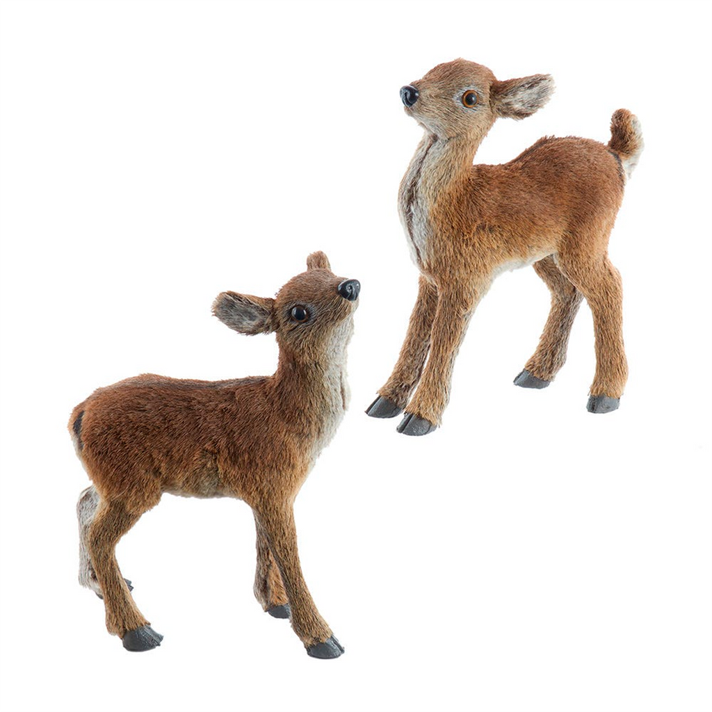 11 Standing Deer Table Piece, 2-Piece Set - The Well Appointed House
