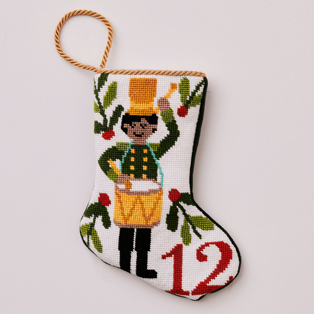12 Days of Christmas Stocking Full Set - Christmas Stockings - The Well Appointed House