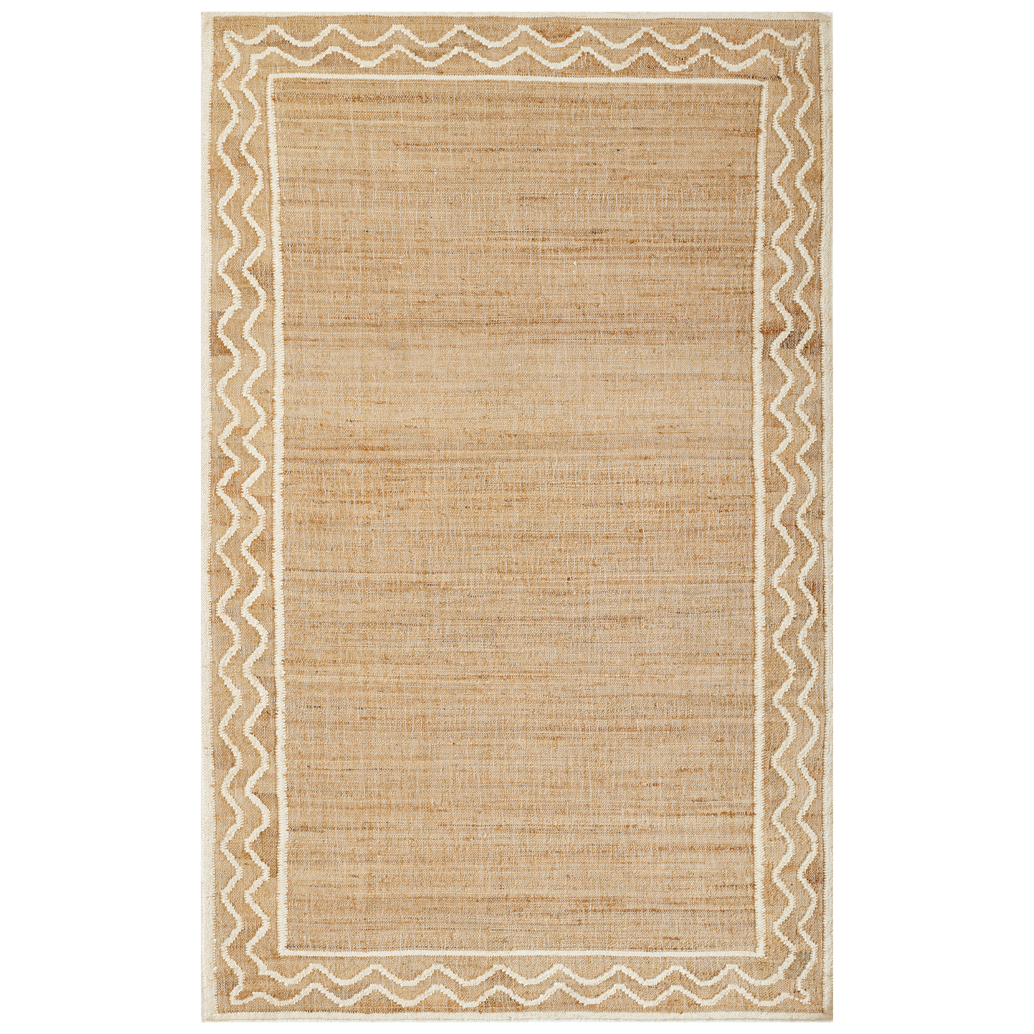Pines Collection Ripple Rug Orchard Ripple Natural Hand Woven Wool and Jute Area Rug – The Well ...