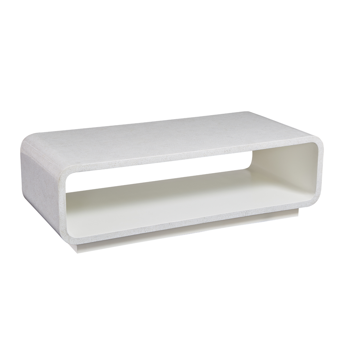 Hutch Cocktail Table in White Lacquer The Well Appointed House