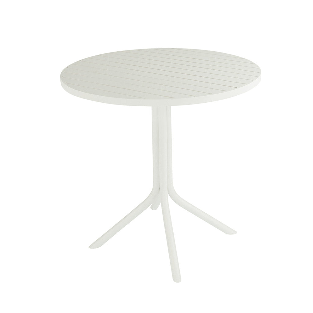 Cafe Round Table in White - THE WELL APPOINTED HOUSE