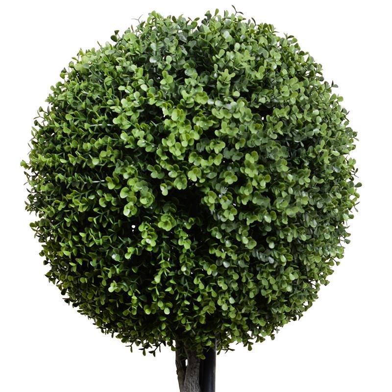15" Faux Boxwood Full Double Ball Topiary - Florals & Greenery - The Well Appointed House