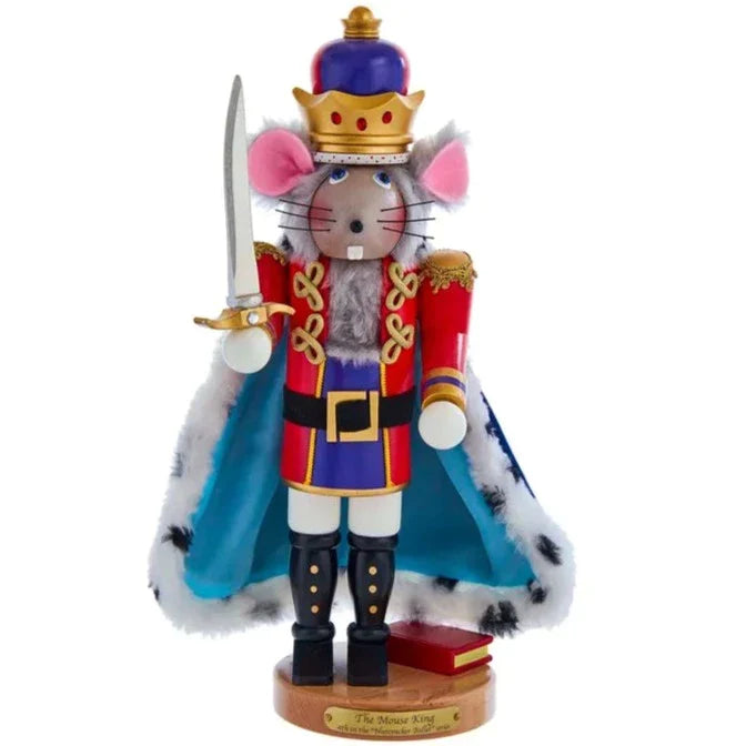 17.5" Steinbach Mouse King Nutcracker - Christmas Decor - The Well Appointed House