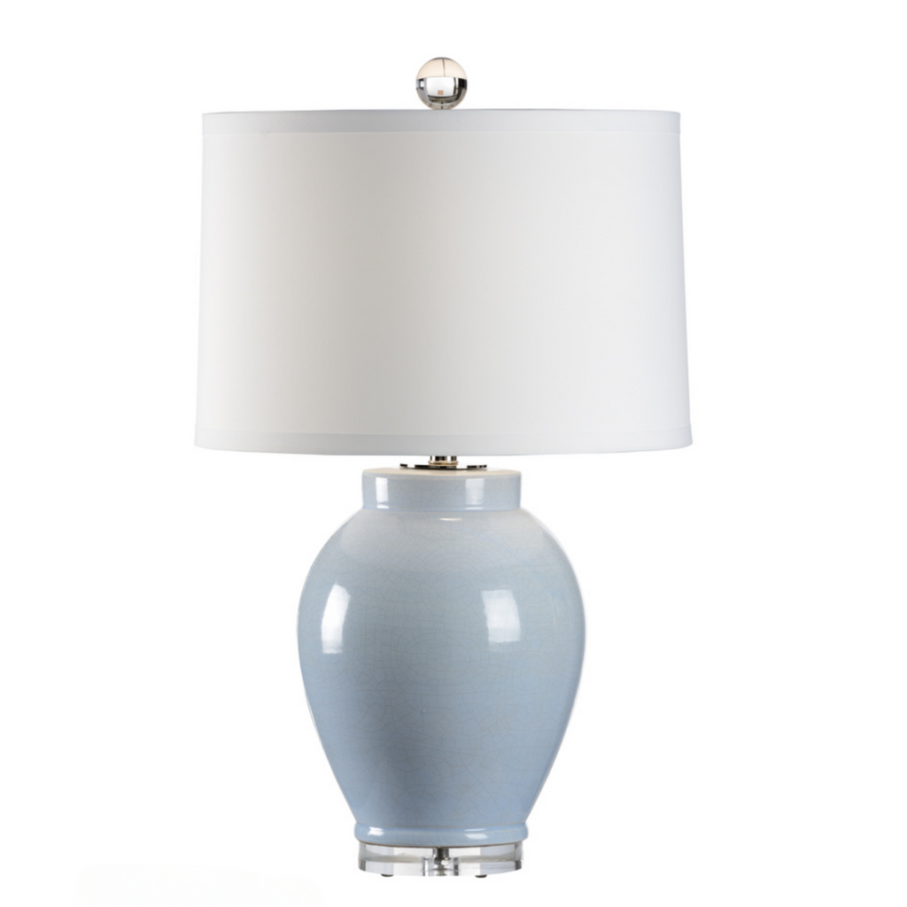 Cloud Blue Drip Table Lamp - The Well Appointed House