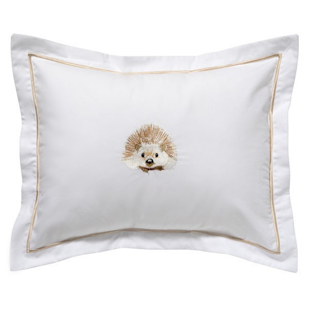 Baby Boudoir Pillow Cover in Hedgehog Beige - The Well Appointed House