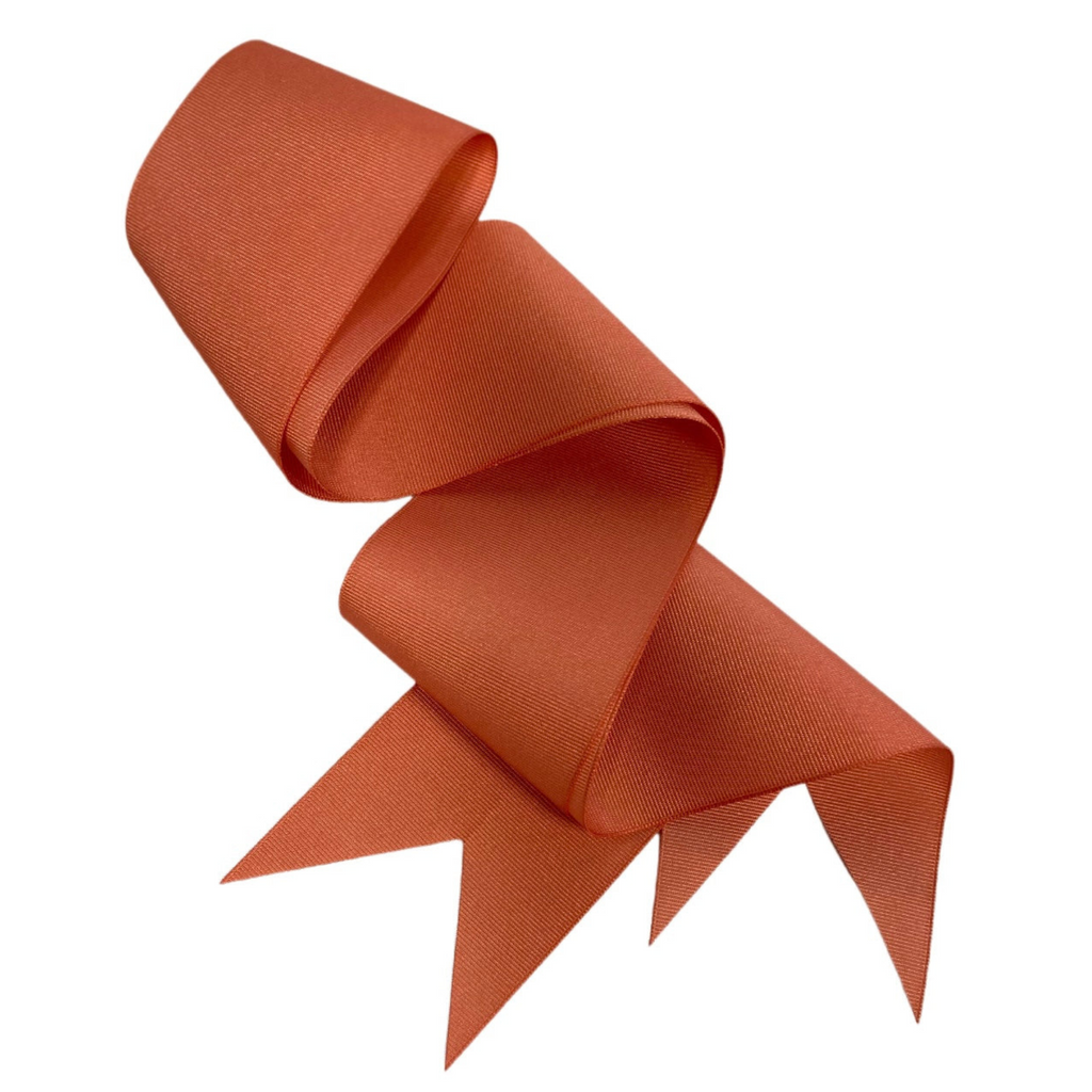 Coral Grosgrain Ribbon - Wide & Short - the well appointed house