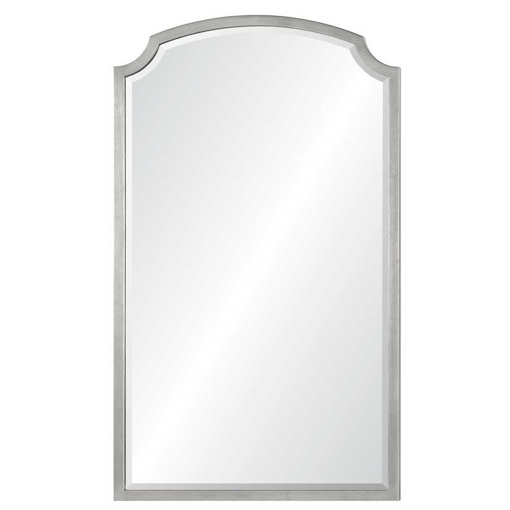 Barclay Butera Simple Antiqued Silver Leaf Iron Wall Mirror - The Well Appointed House