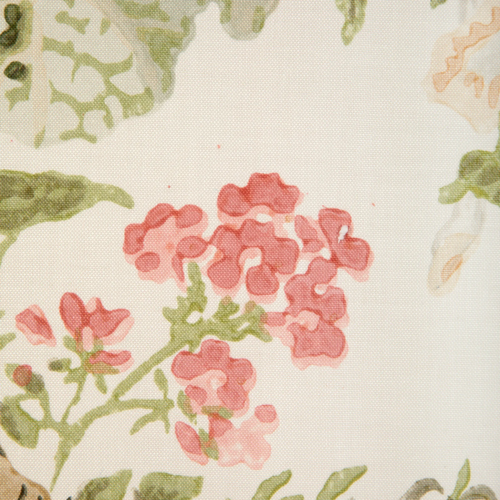Lee Jofa Hollyhock Handblock Print Decorative Fabric - The Well Appointed House