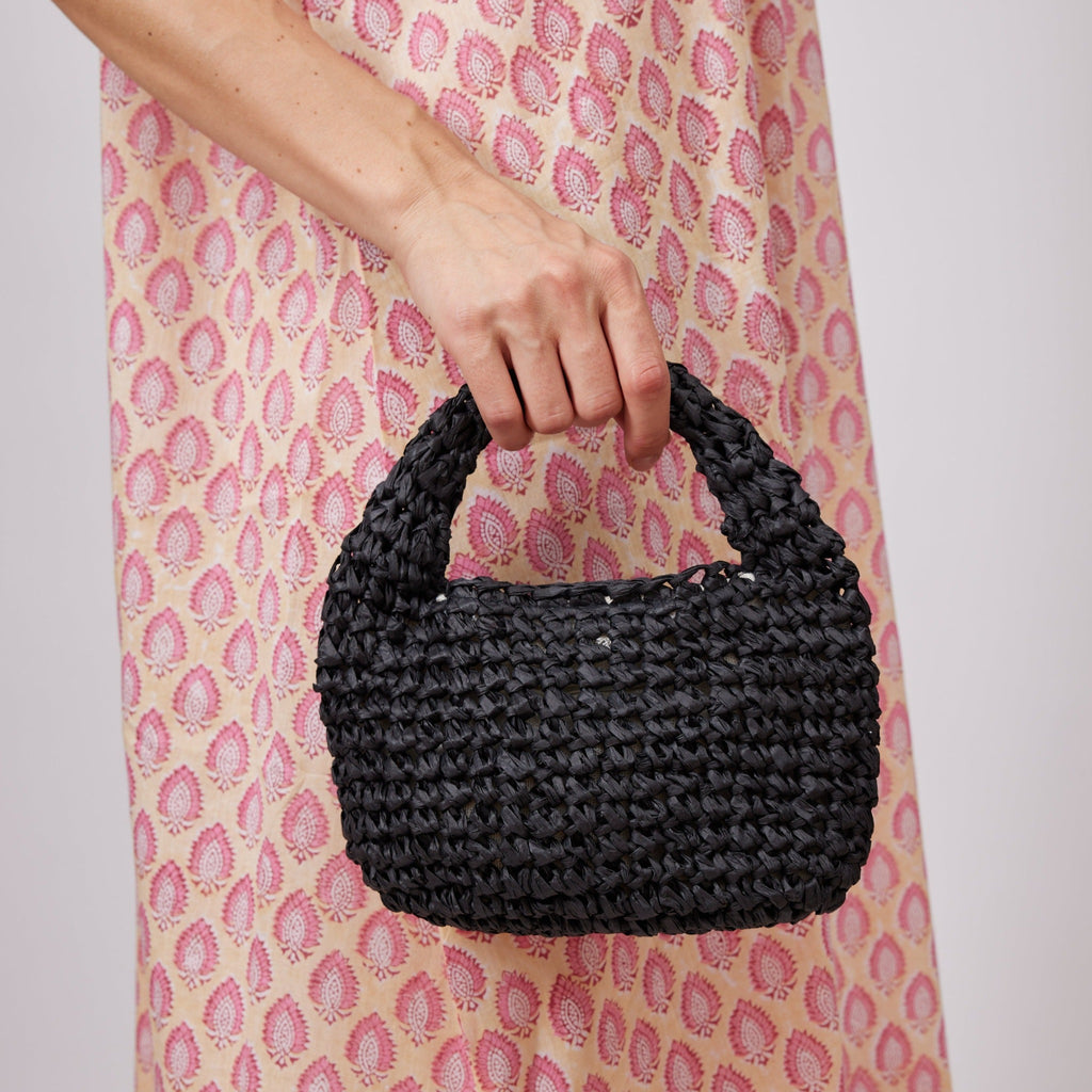 Micro Slouch Bag- Black - The Well Appointed House