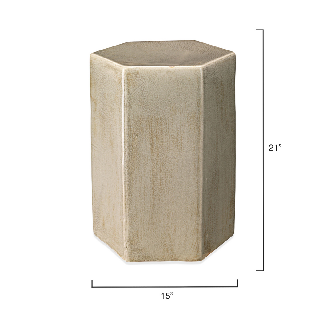 Pistachio Porto Ceramic Side Table- The Well Appointed House