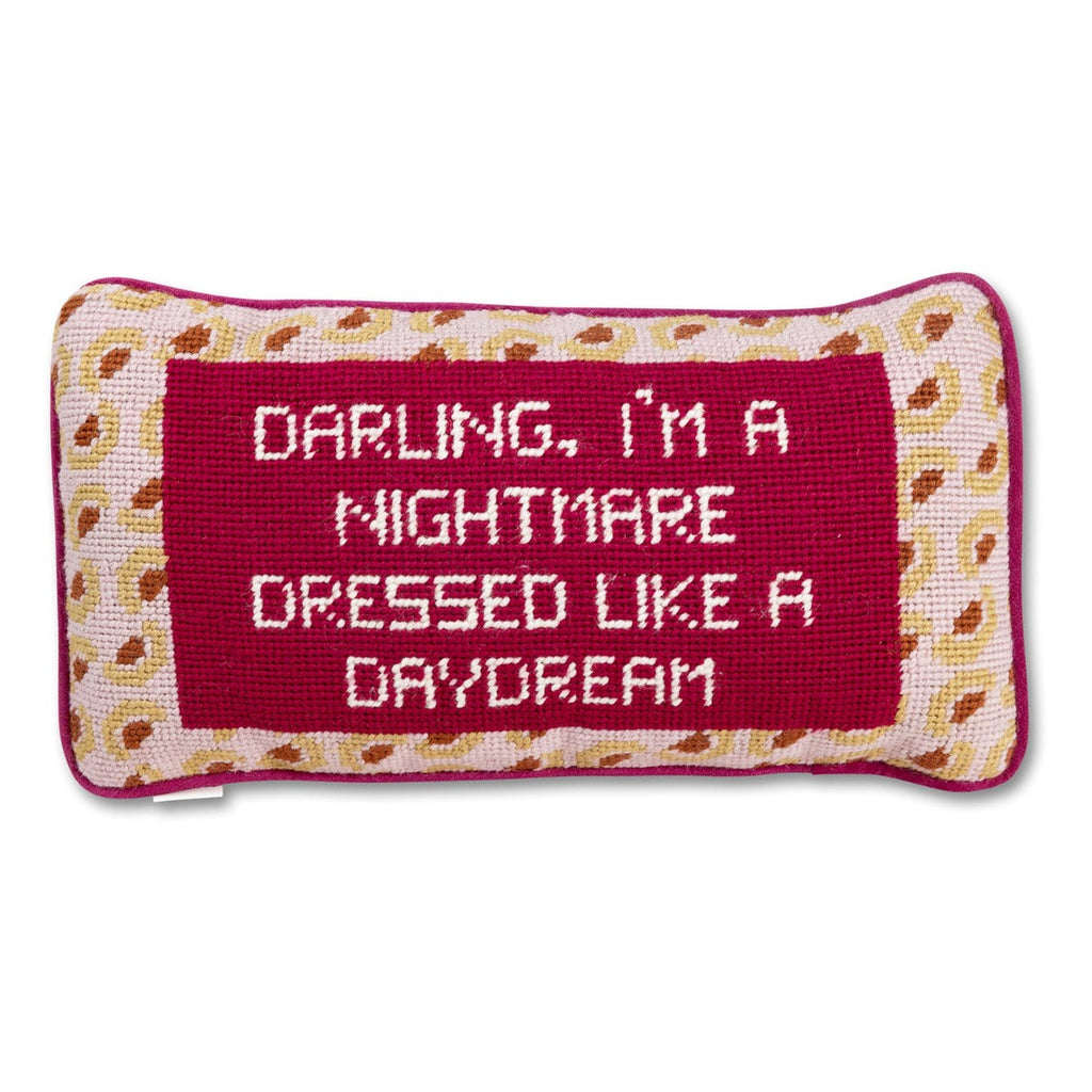 Dressed Like A Daydream Needlepoint Pillow - The Well Appointed House