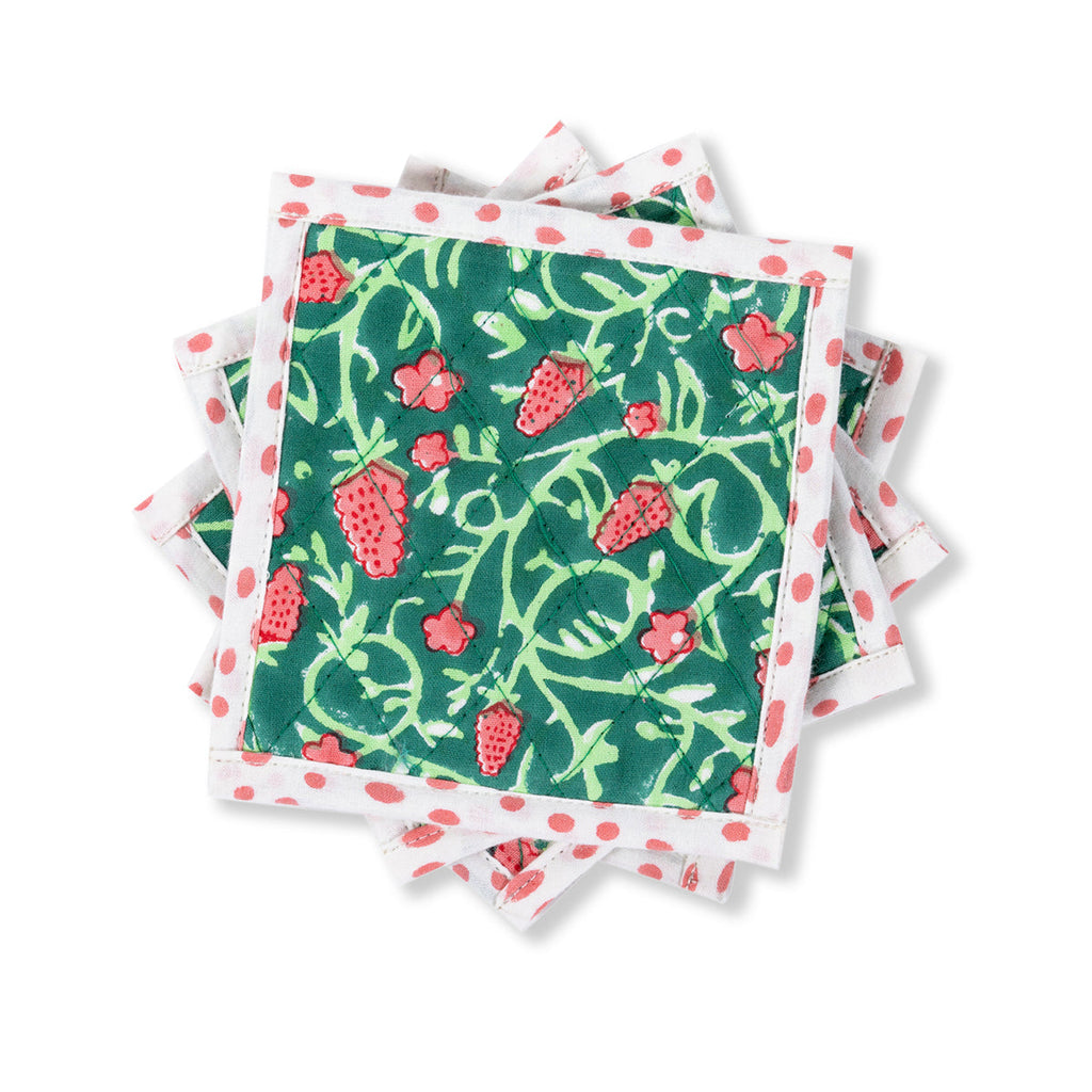 Winter Advent Coasters, Set of 4 - The Well Appointed House