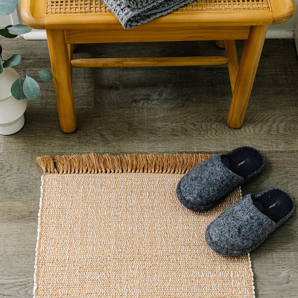 Cali Bath Mat in Sand - The Well Appointed House