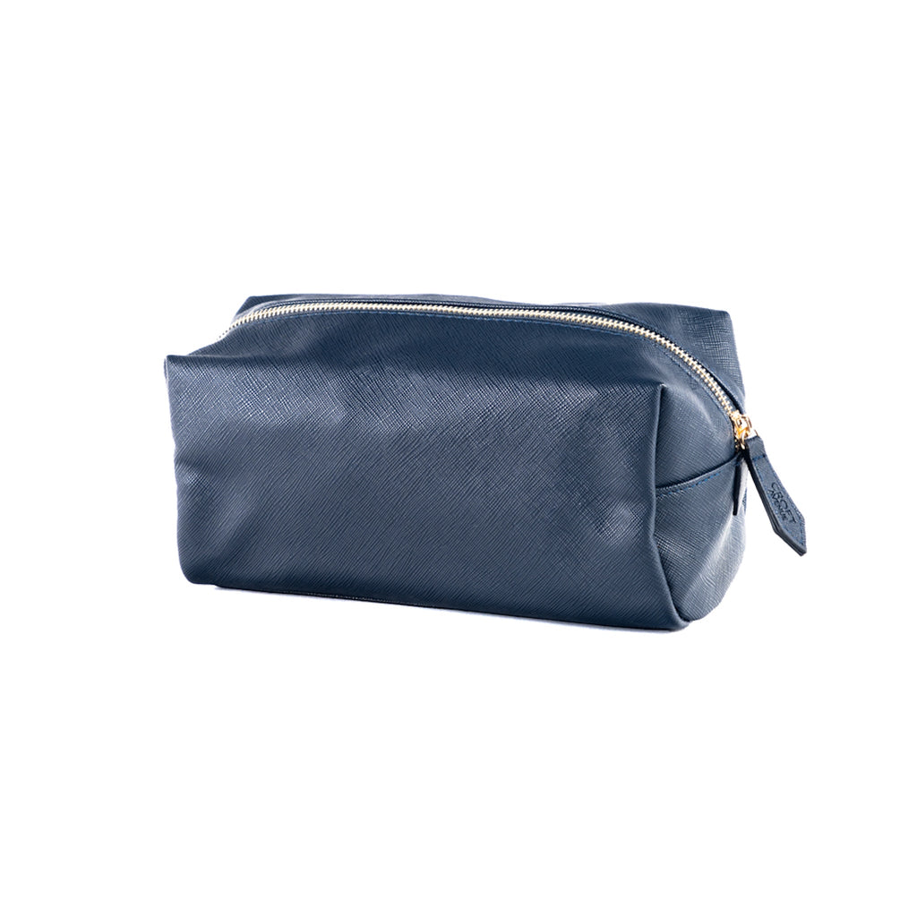 Alexa Toiletry Bag in Navy Blue - The Well Appointed House