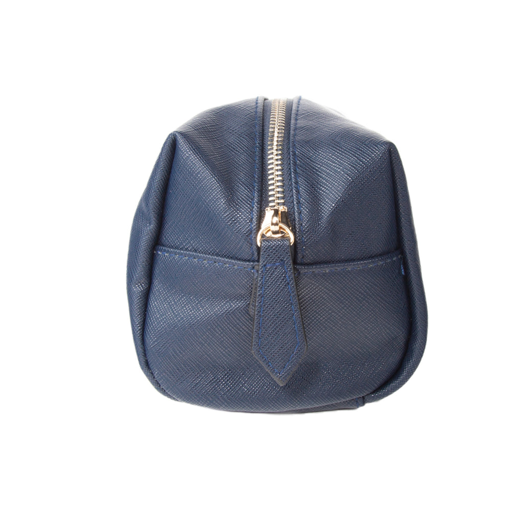 Alexa Toiletry Bag in Navy Blue - The Well Appointed House