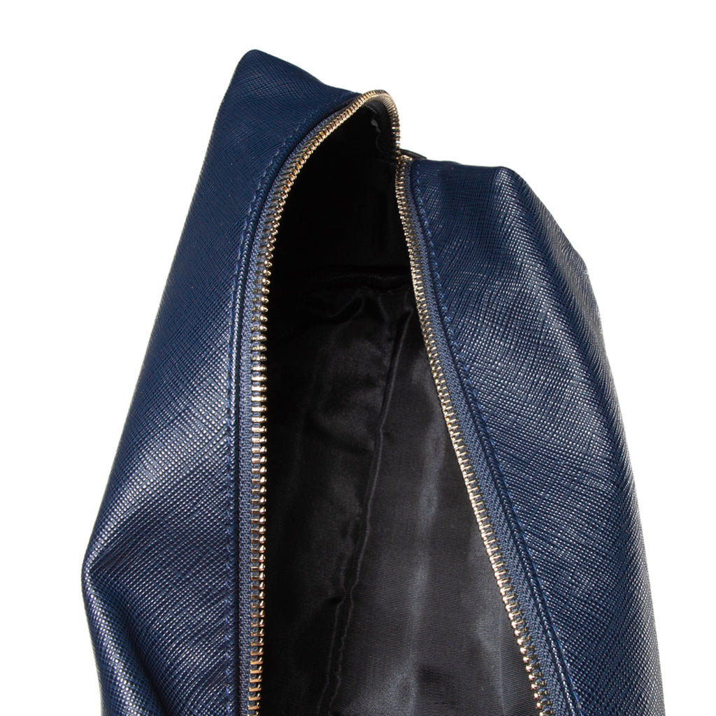 Alexa Toiletry Bag in Navy Blue - The Well Appointed House