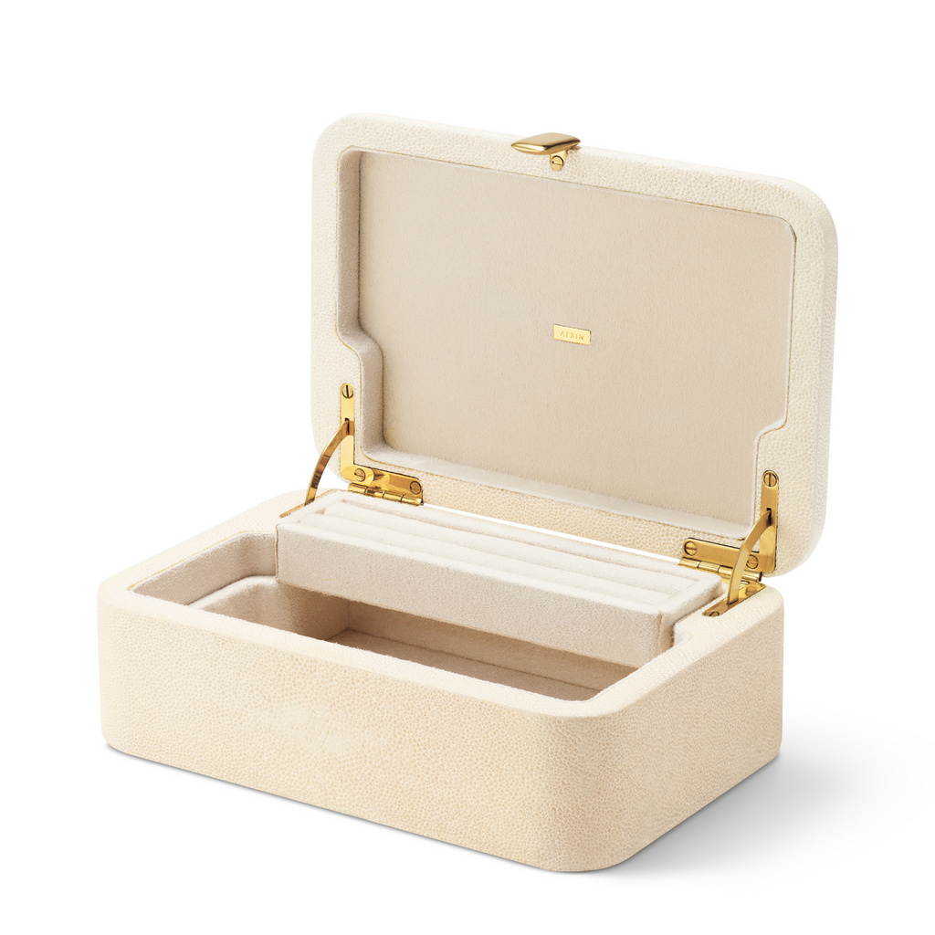 Abella Shagreen Jewelry Box - The Well Appointed House