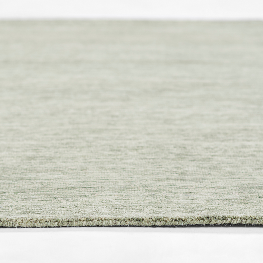 James Hand Tufted Wool Rug in Sage - The Well Appointed House