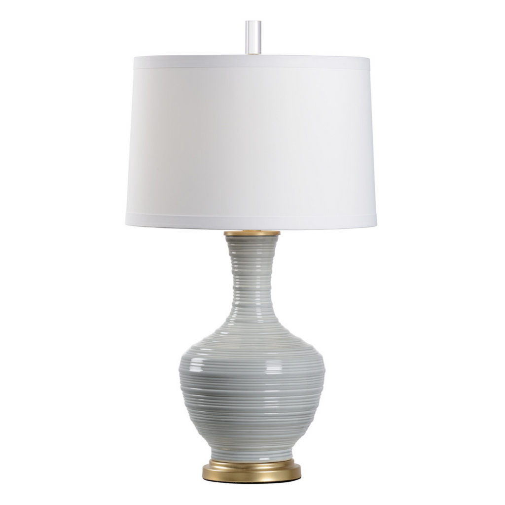 Pauline Lamp in Gray - The Well Appointed House