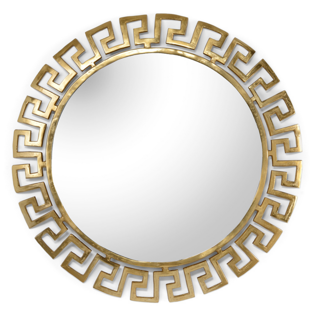 Large Round Athena Wall Mirror - The Well Appointed House