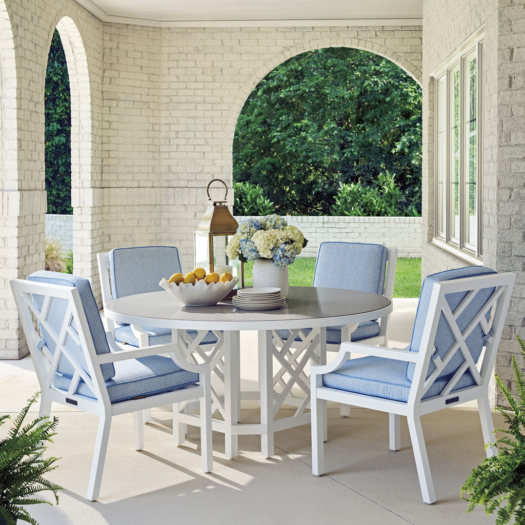 Denim Blue Porcelain Garden Stool – The Well Appointed House
