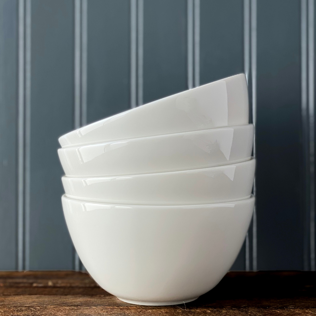 Tall White Grace Cereal Bowl - The Well Appointed House