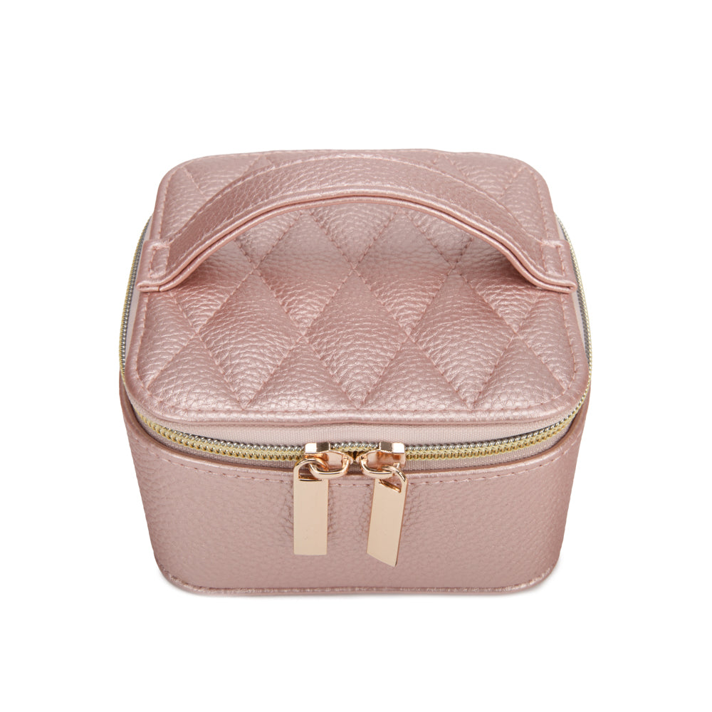 Leah Quilted Travel Jewelry Case with Pouch - The Well Appointed House