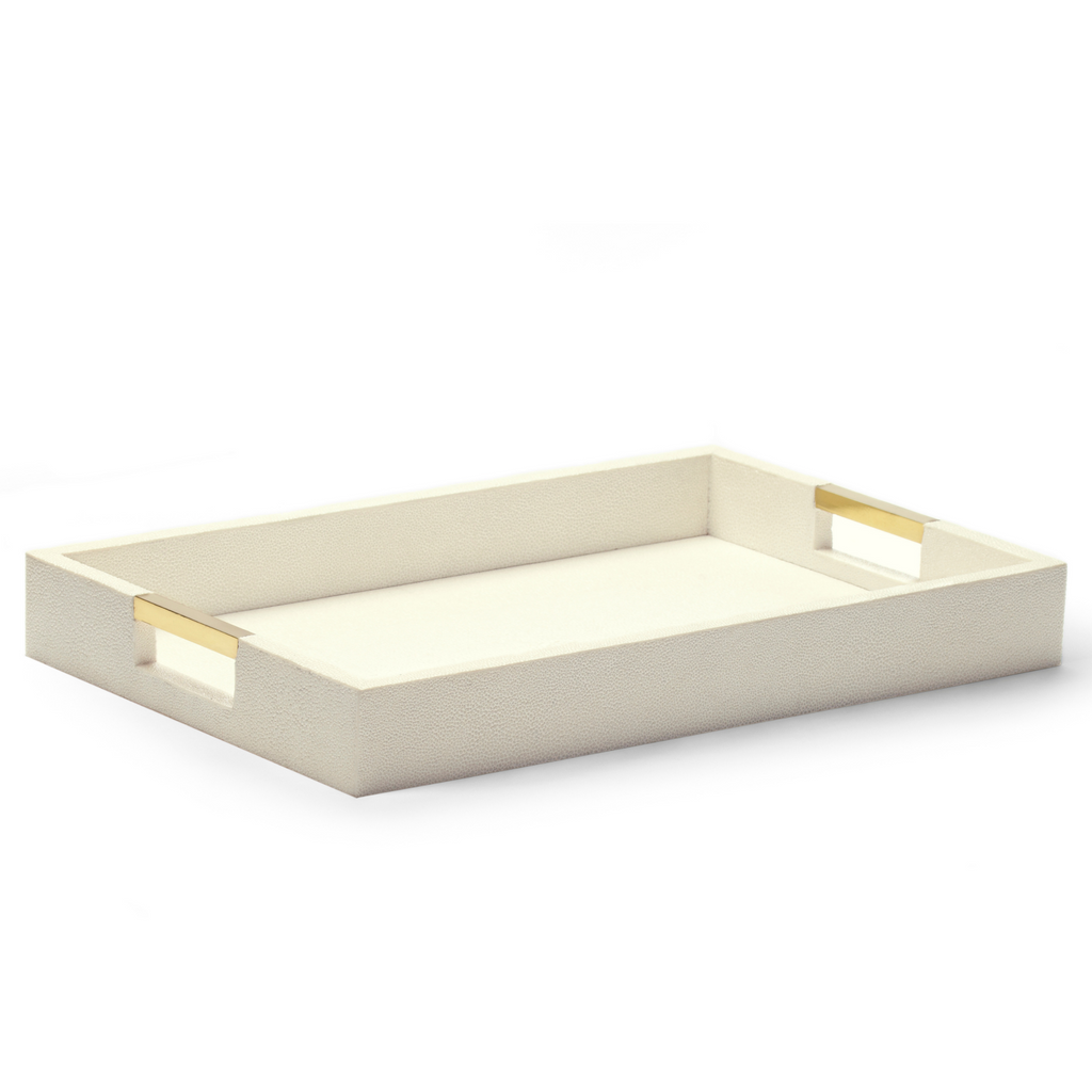 Modern Shagreen Desk Tray - The Well Appointed House
