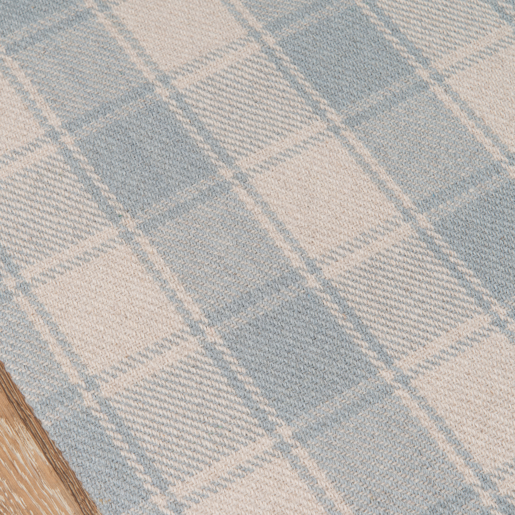 Marlborough Charles Light Blue Hand Woven Wool Area Rug - The Well Appointed House