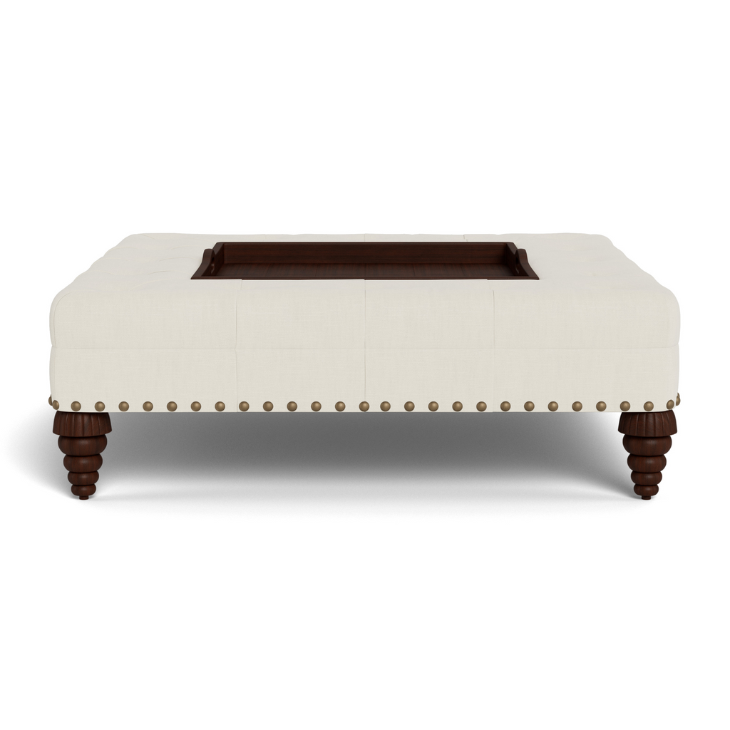 Tray Chic Ottoman - The Well Appointed House