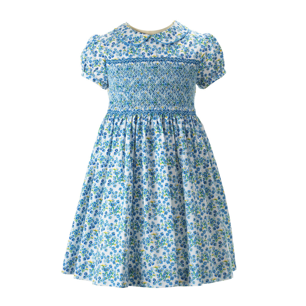 Forget Me Not Smocked Dress - The Well Appointed House