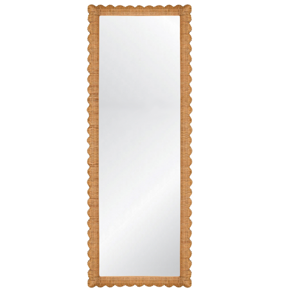 Britton Rattan Floor Mirror - Wall Mirrors - The Well Appointed House