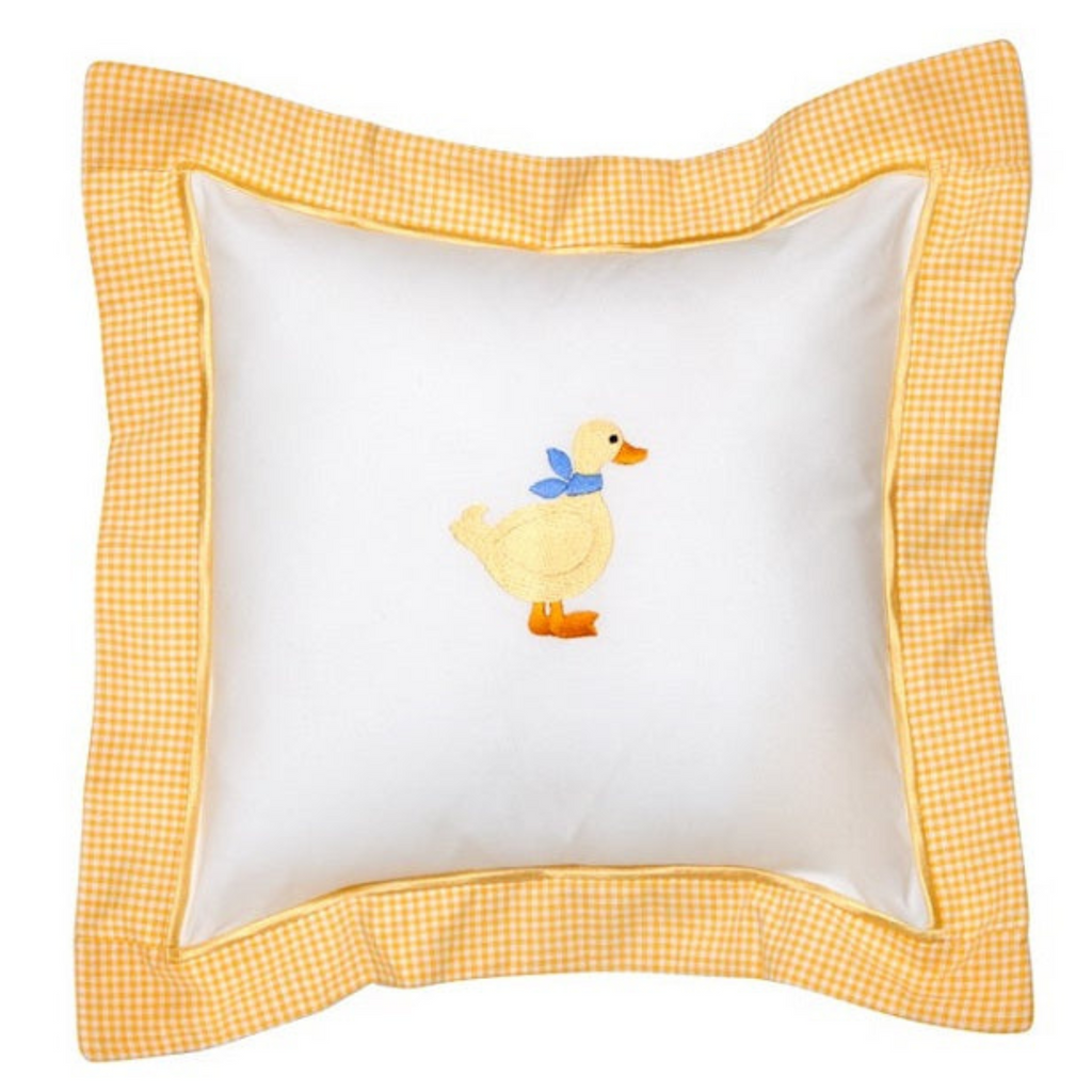 Baby Pillow Cover in Duck Yellow - The Well Appointed House