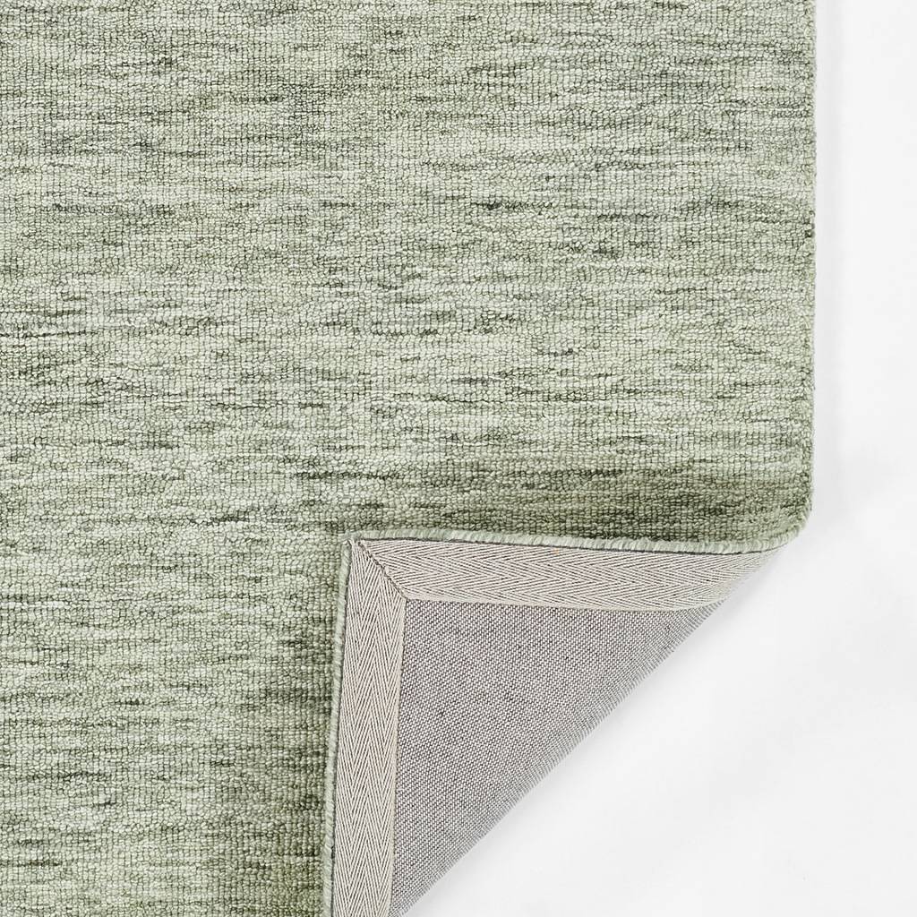 James Hand Tufted Wool Rug in Sage - The Well Appointed House