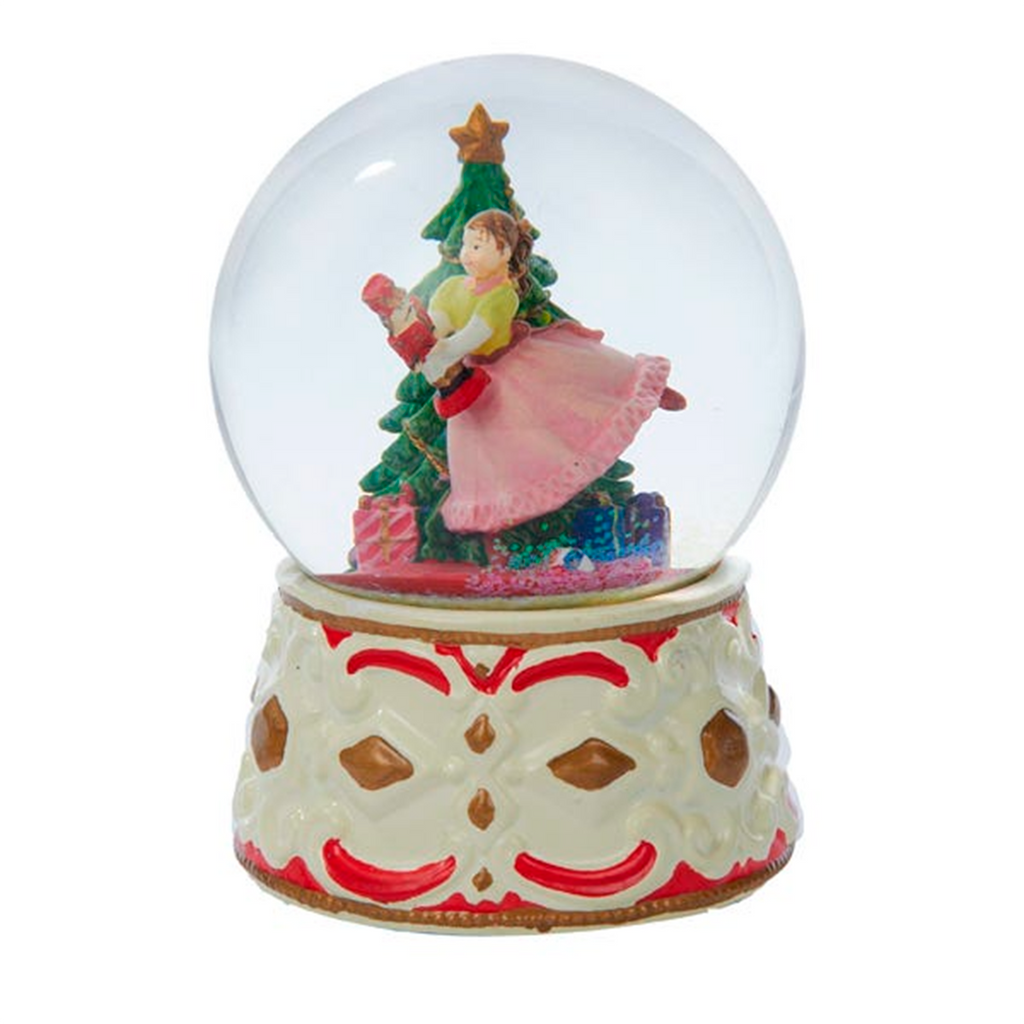 5.5 Clara With Nutcracker Musical Water Globe - The Well Appointed House