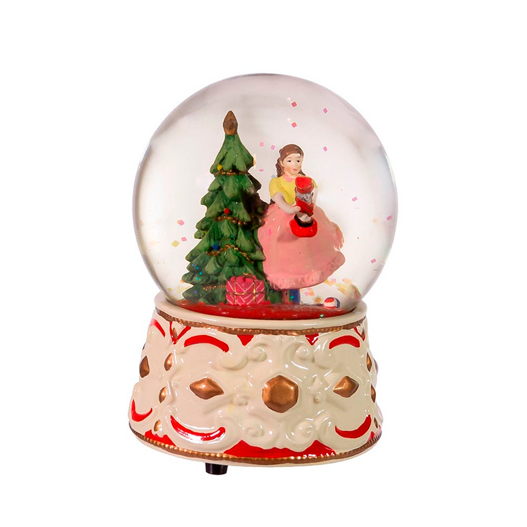 5.5 Clara With Nutcracker Musical Water Globe - The Well Appointed House