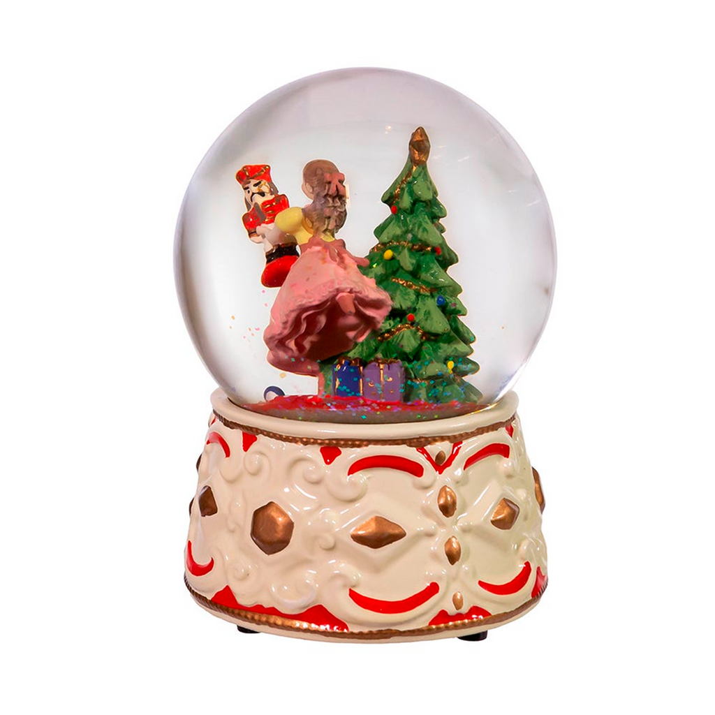 5.5 Clara With Nutcracker Musical Water Globe - The Well Appointed House