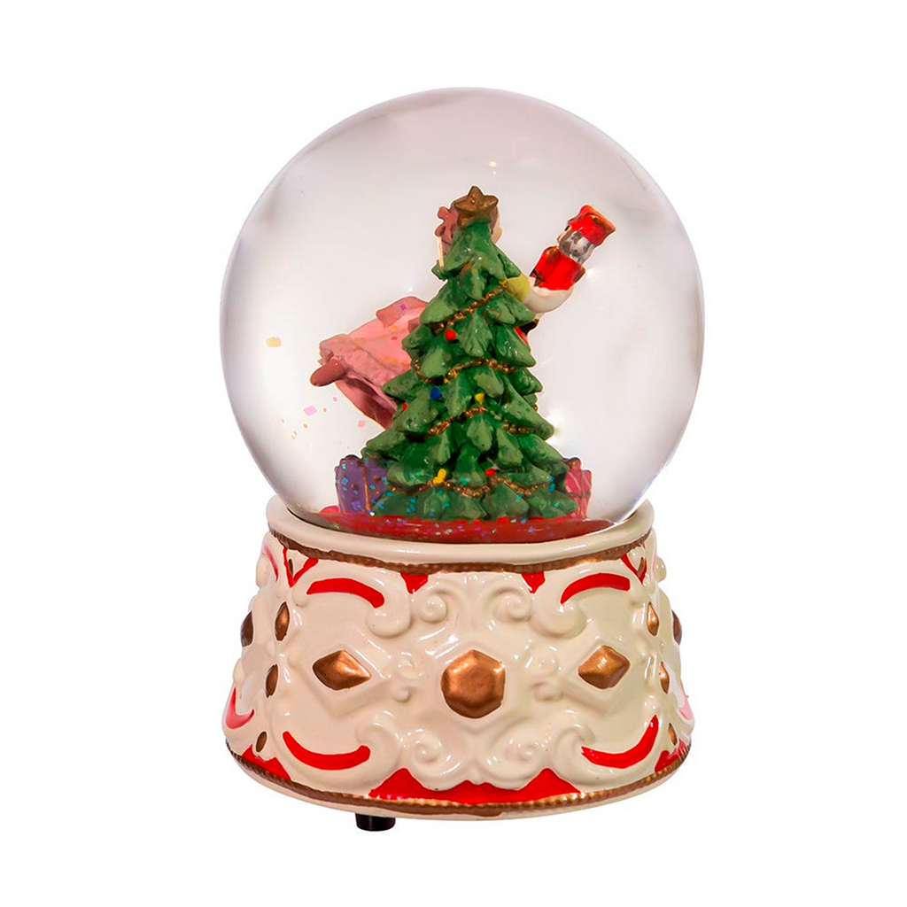 5.5 Clara With Nutcracker Musical Water Globe - The Well Appointed House