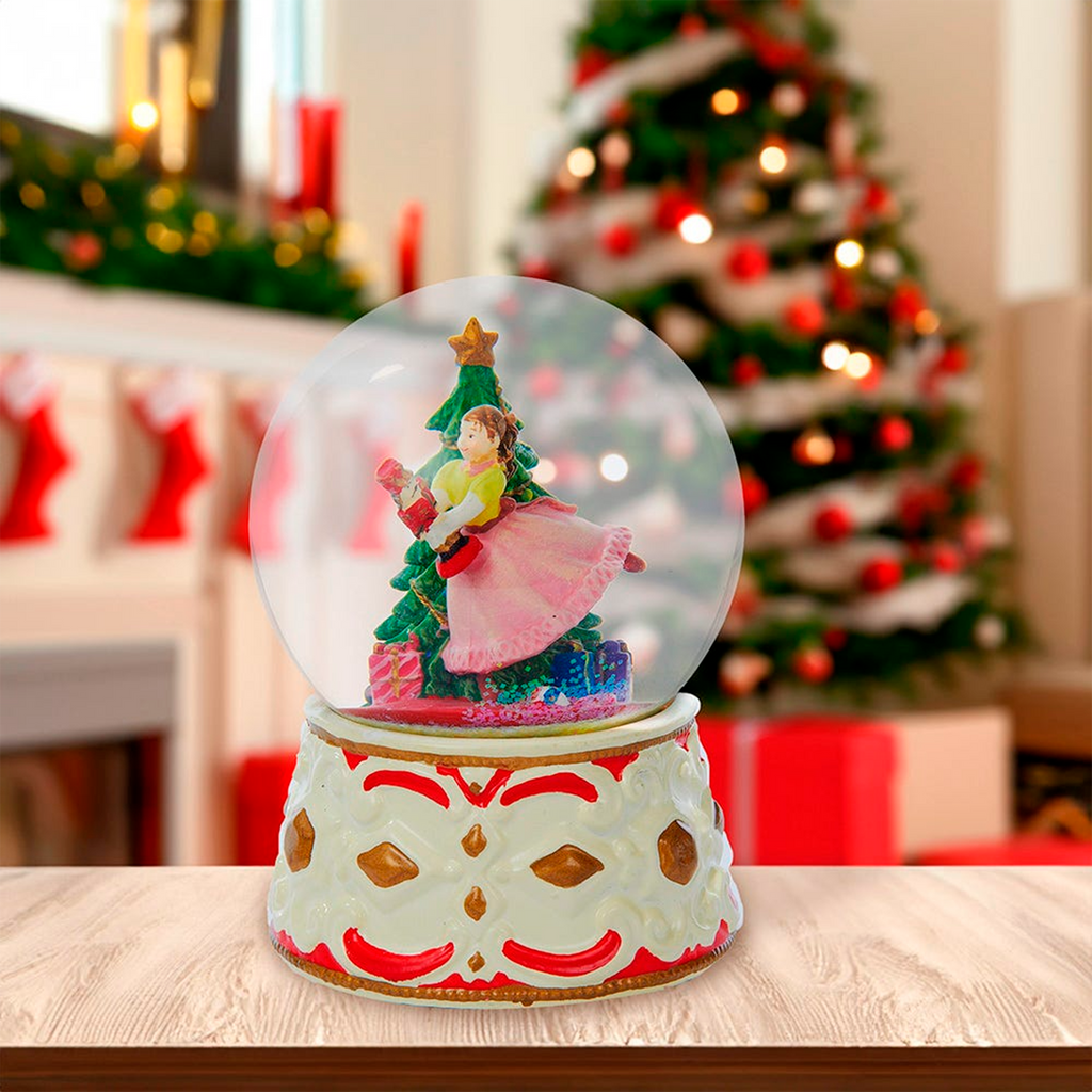 5.5 Clara With Nutcracker Musical Water Globe - The Well Appointed House