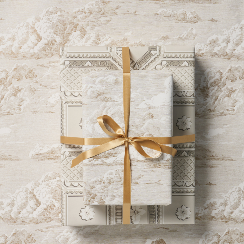 Cloud Toile Wrapping Paper - The Well Appointed House