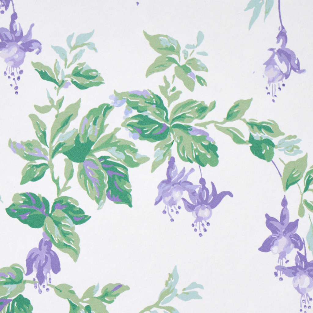 Violet Garden Gate Wallpaper - The Well Appointed House