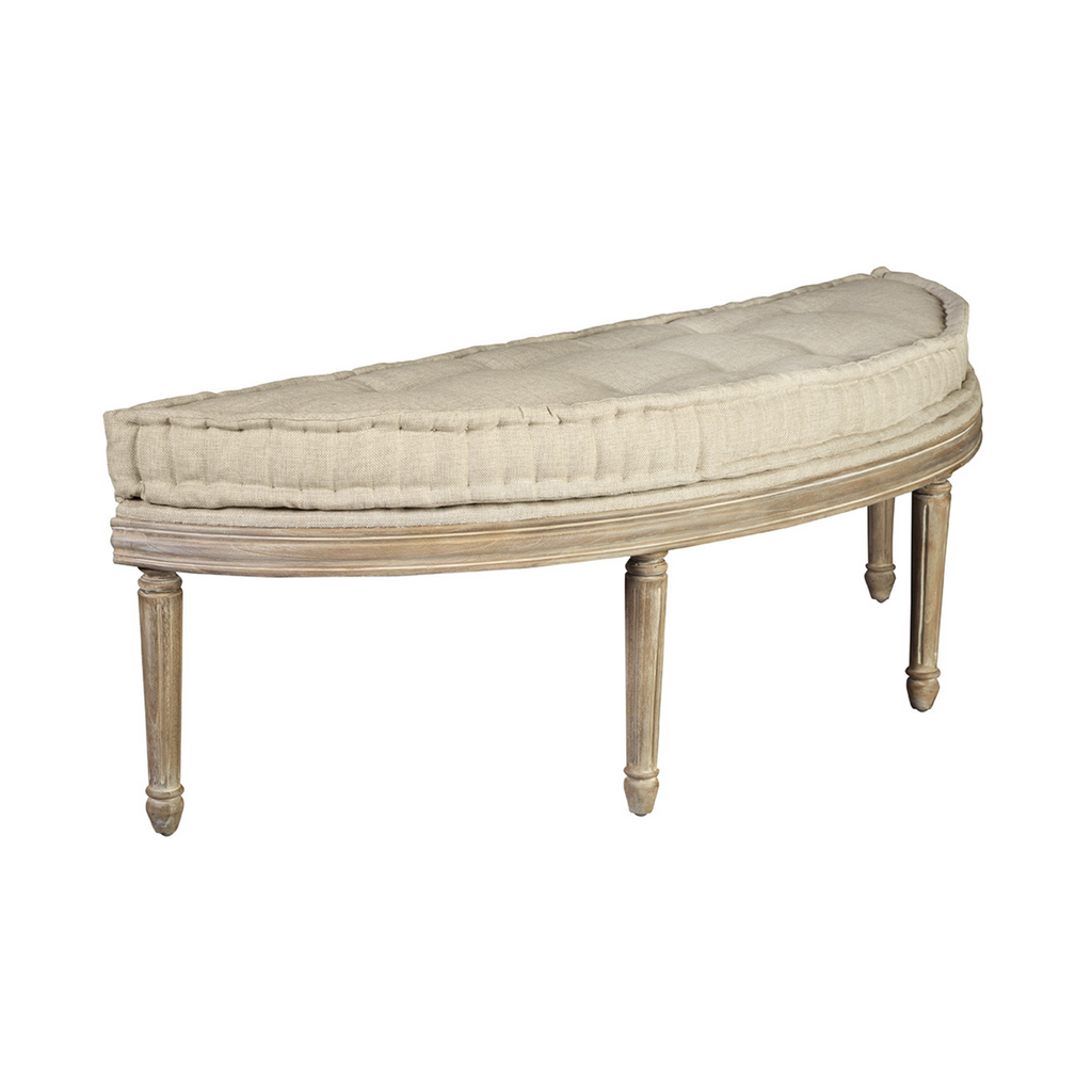 Mulligan Upholstered Bench - The Well Appointed House