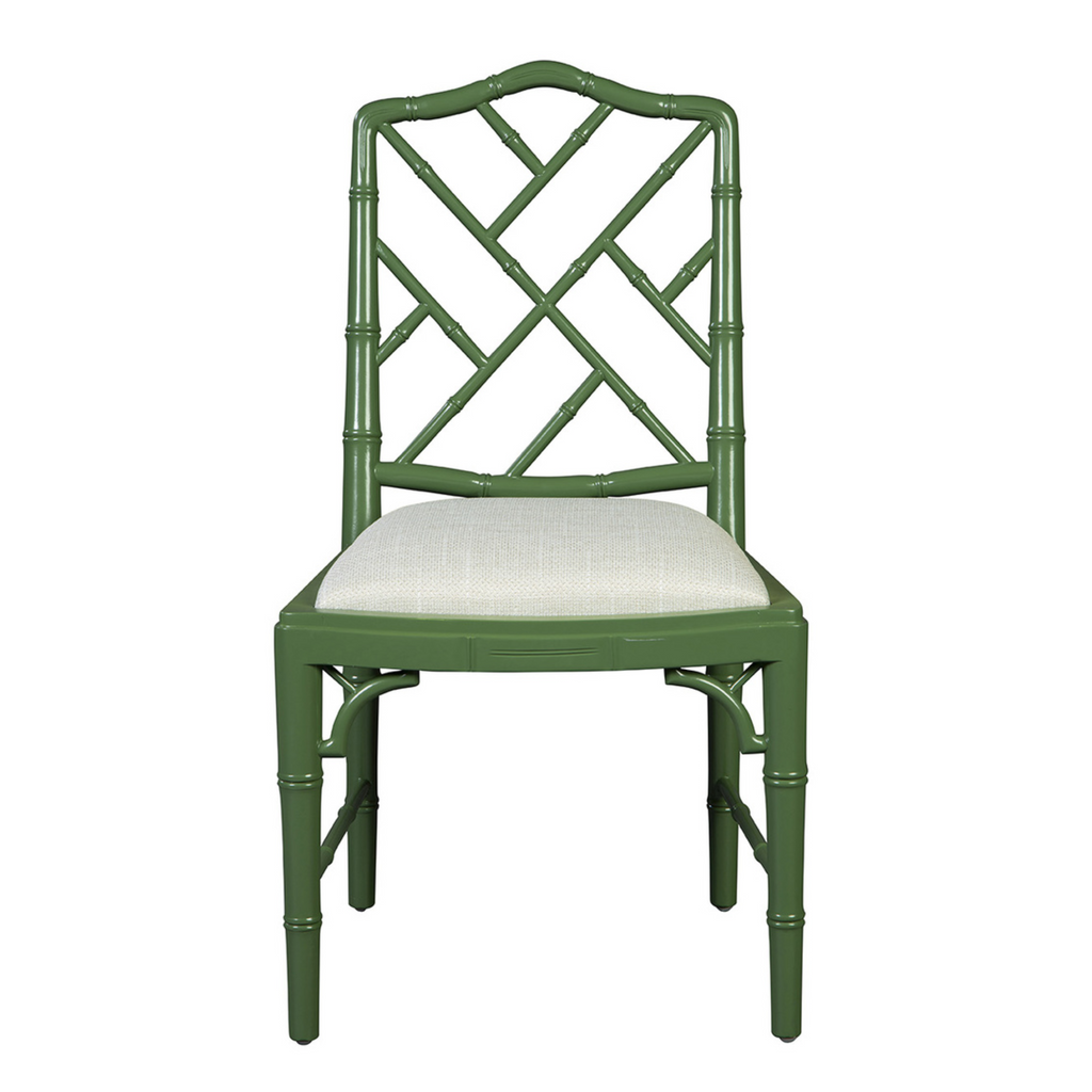 Set of Two Green Sawyer Side Chairs - The Well Appointed House