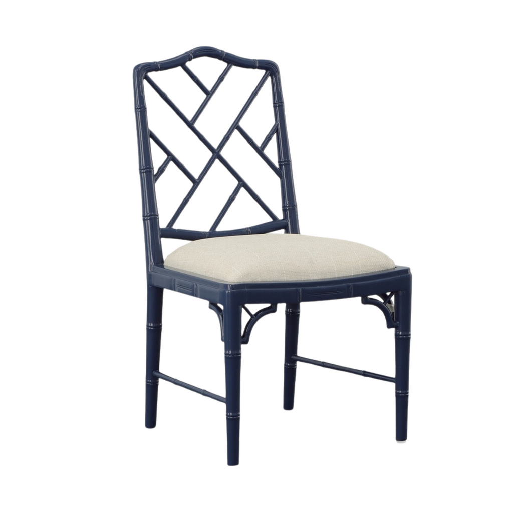 Set of Two Blue Sawyer Side Chairs - The Well Appointed House