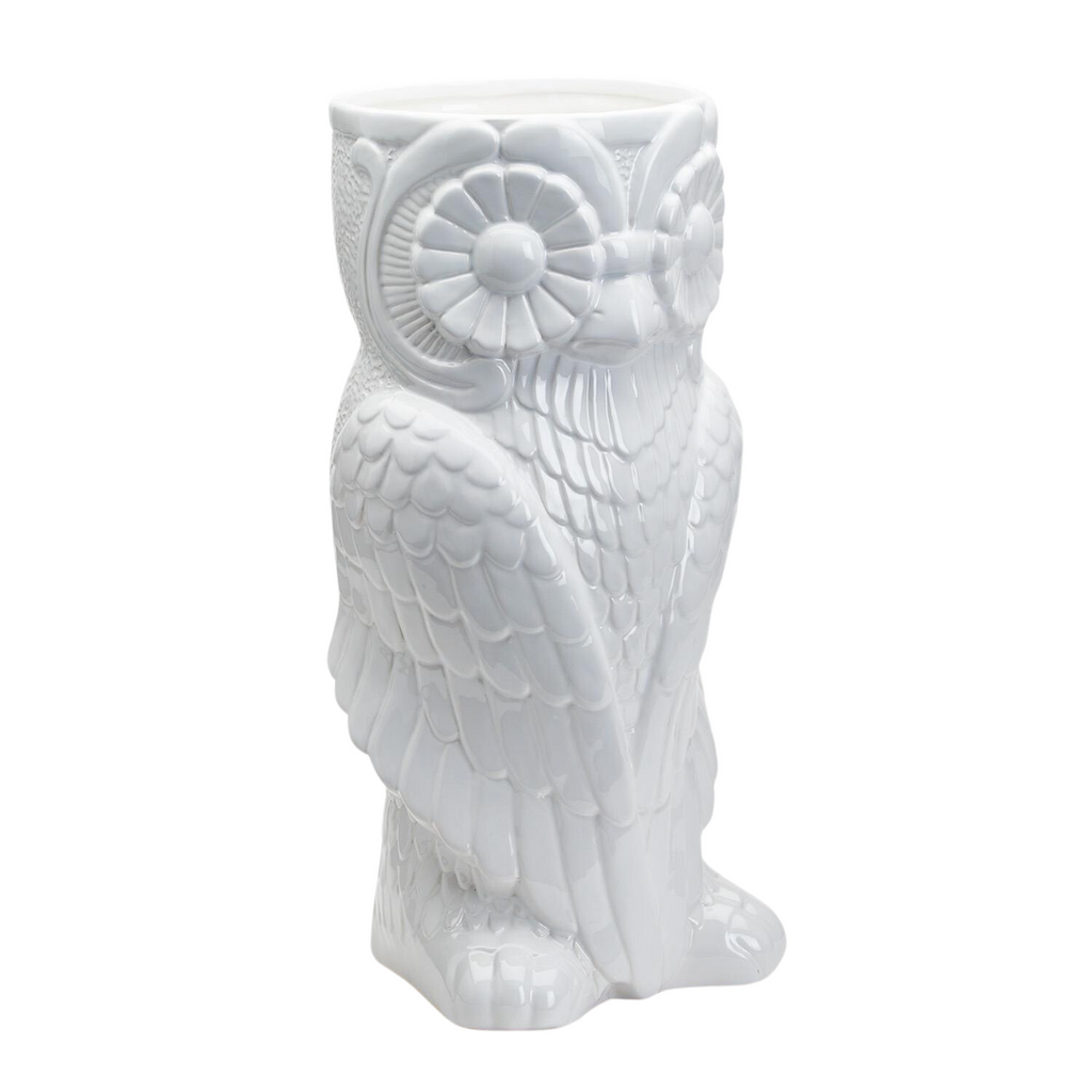 Wise Owl Carved Decorative Umbrella Holder - The Well Appointed House