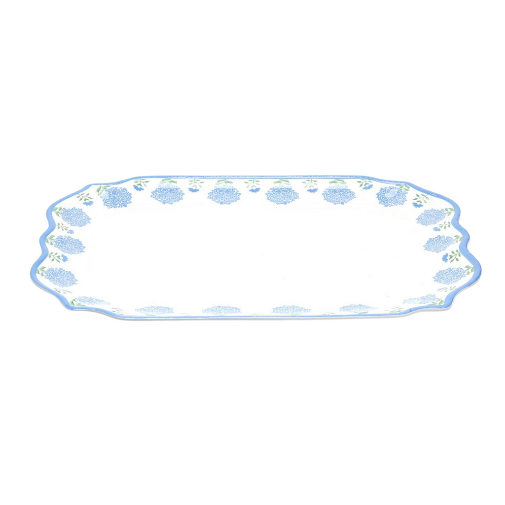 Hydrangea Melamine Platter - The Well Appointed House
