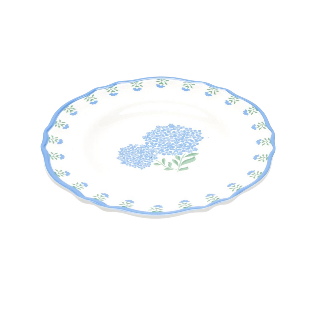 Set of 4 Hydrangea Melamine Salad Plates - The Well Appointed House