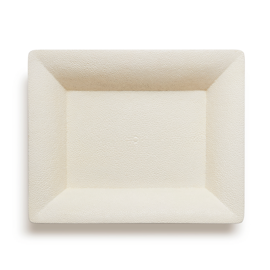 Shagreen Rectangular Vide Poche - The Well Appointed House