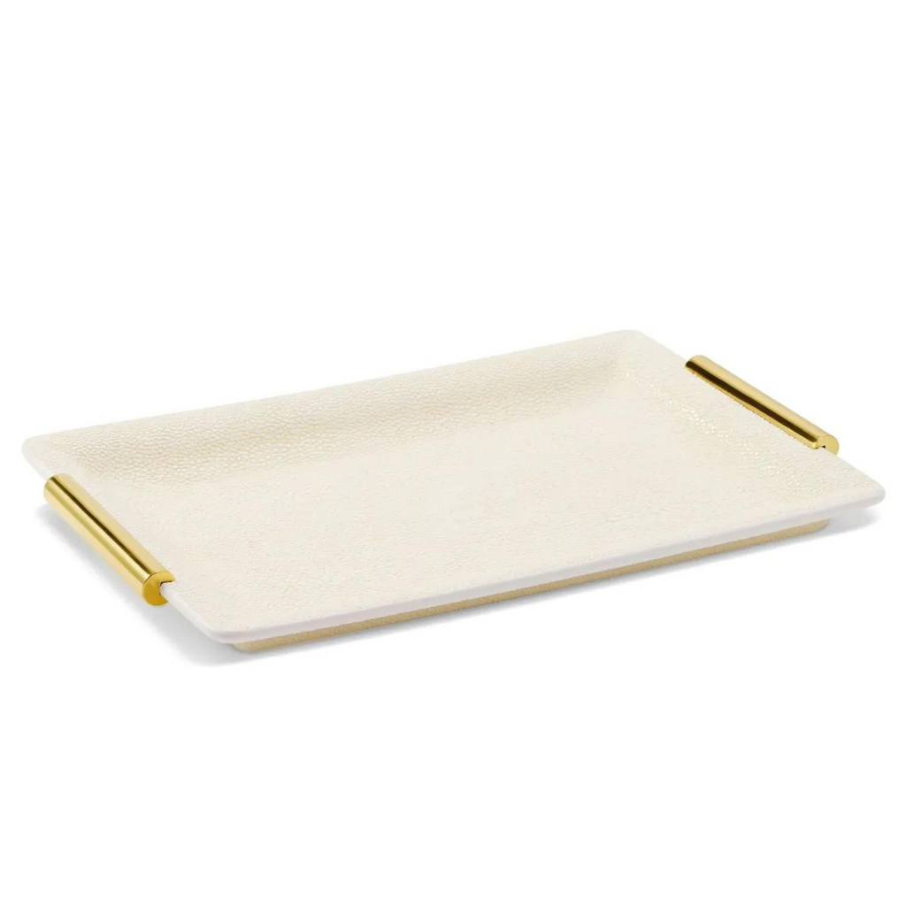 Shagreen Vanity Tray, Small - The Well Appointed House
